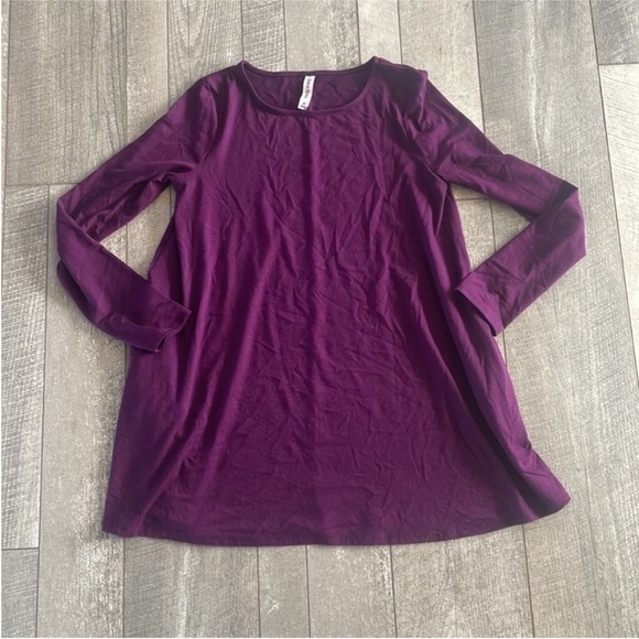 Nordstrom Size Medium Purple Bohemian Style Tunic Top. - Picture 6 of 6